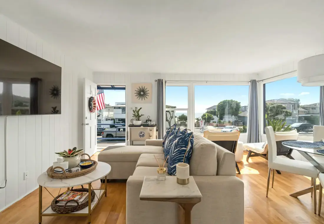 Lower two-bedroom ocean-view rental